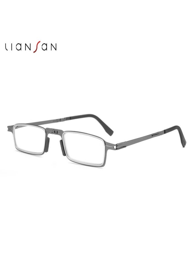 Fall in love Lianshang Folding Portable High-definition Presbyopic Gl For Men And Women Jd Self-operated Imported Reading Gl 024 Black 200 Degree - Image 4