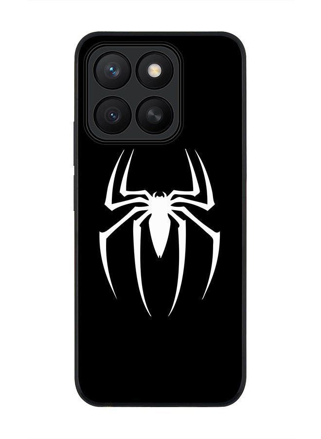 Stylizedd For Honor X8c Case,Slim fit Camera Protection, Shockproof Thin Phone cover  - Spidermark (Black)