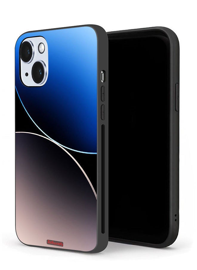 Tolwak - Apple iPhone 14 Protective Case Curve Lines Pattern - Image 1