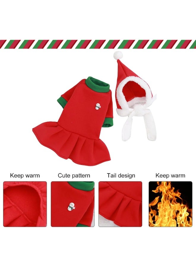 Petsary Set of 2 Xmas outfit and 1 pc Pet ID tag - Image 4