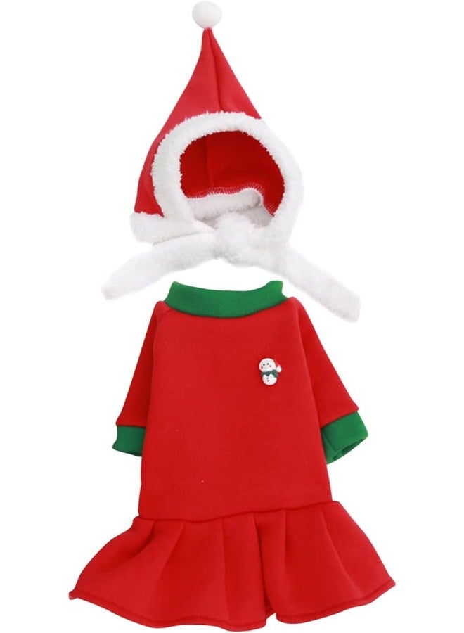 Petsary Set of 2 Xmas outfit and 1 pc Pet ID tag - Image 2