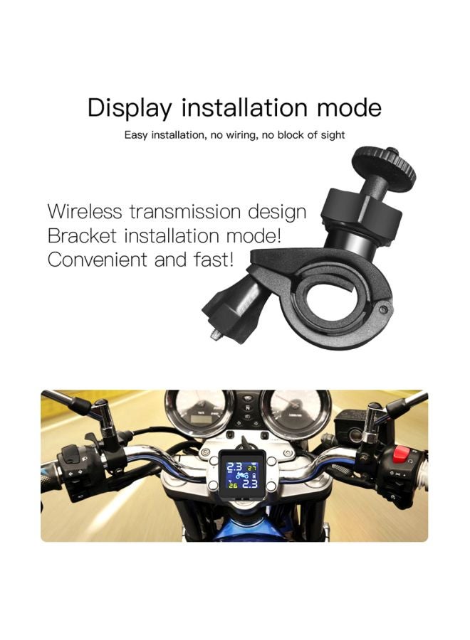 Loquat Solar Wireless Motorcycle Tire Pressure Monitoring System - Image 2