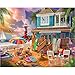 White Mountain 1000 Piece Jigsaw Puzzle Scenic Coastal Summer House Puzzles with Large Pieces Gift for Adults and Family 24x30 On The Beach - Image 2