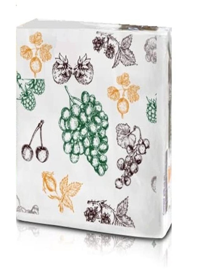 Magic Providers Soft Tissue Paper Napkins 3 Ply (33 X 33 cm) Pack of 2 Printed Tissues (100 Serviettes) | 3PLY Table Napkins | Anniversary/Birthday Party | Event Essential Different Design & Pattern - Image 4