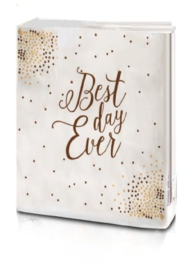 Magic Providers Soft Tissue Paper Napkins 3 Ply (33 X 33 cm) Pack of 2 Printed Tissues (100 Serviettes) | 3PLY Table Napkins | Anniversary/Birthday Party | Event Essential Different Design & Pattern - Image 2