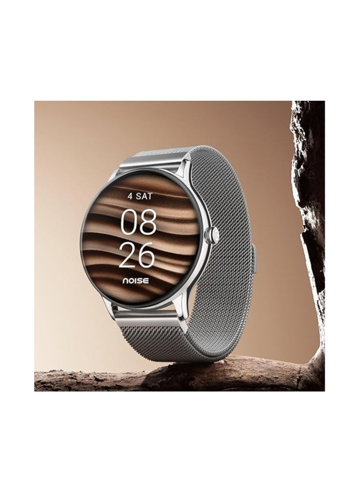 Generic - Noise Twist Go Bluetooth Calling Smart Watch for Women with Sleek Metal Dial, Glossy Finish, 1.39" Display, 100+ Watch Faces, IP68, Sleep Tracking, Voice Assistance, Upto 7 Days Battery (Gold Link) - Image 1