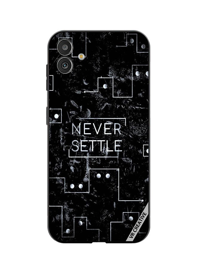 VR CREATIVE Protective Case Cover For Samsung Galaxy M13 5G Never Settle Design Multicolour - Image 1