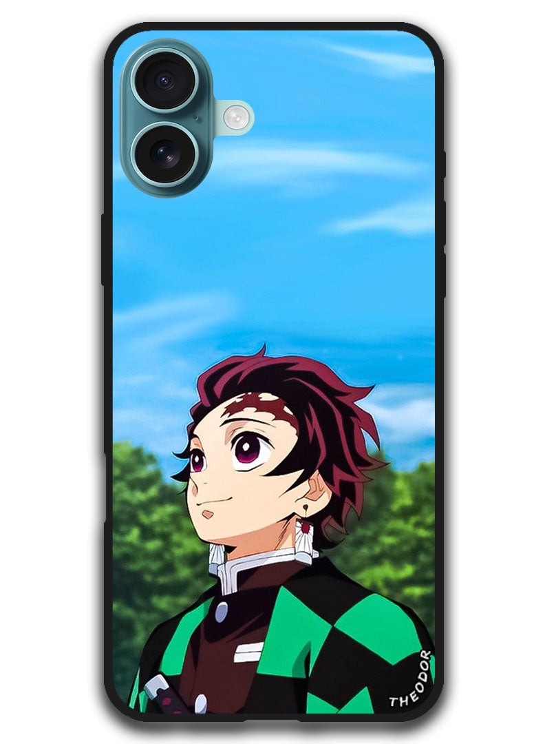 Theodor Protective Case Anti Scratch Shock Proof Bumper Cover For iPhone 16 (6.1)-inch Demon Slayer (2) - Image 1