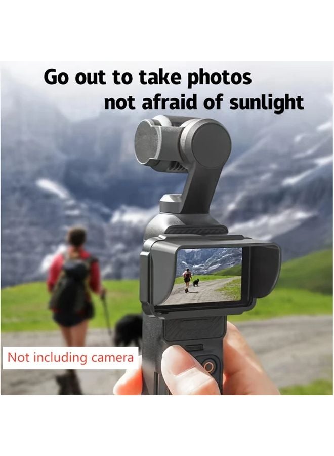 مجموعة DJI Osmo Pocket 3 لحماية العدسة (3 قطع) غطاء حماية الشاشة من الوهب وغلاف التظليل - Image 5