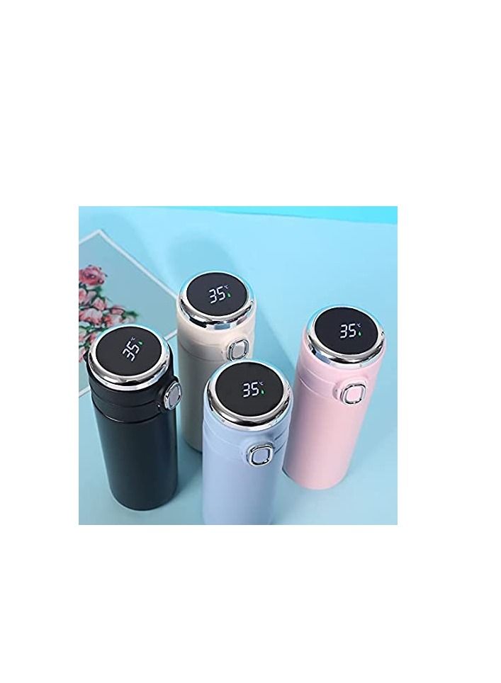 400ML Vacuum Flask Leak-proof Double Wall Stainless Steel Vacuum Insulated Water Bottle for Business Trip - Image 4