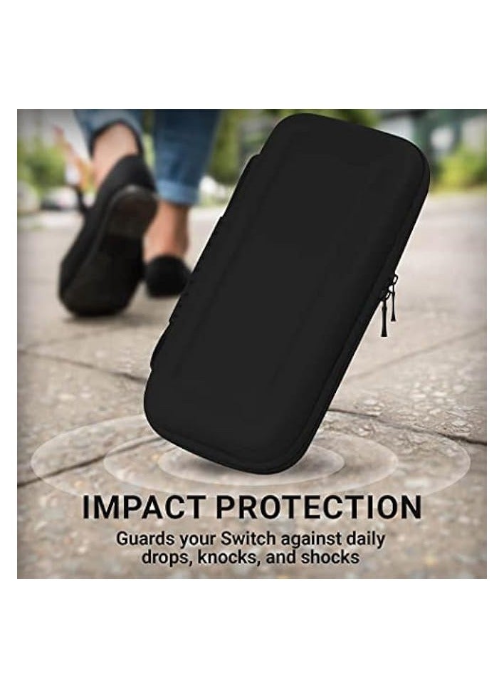 PROMASS Nintendo Switch Game Case, Ninetendo Switch Oled Case with 20 Card Slots, Game Traveler Nintendo Switch Case, Protective Hard Portable Adjustable Travel Carring Switch Case Nintendo Switch Accessories - Image 5
