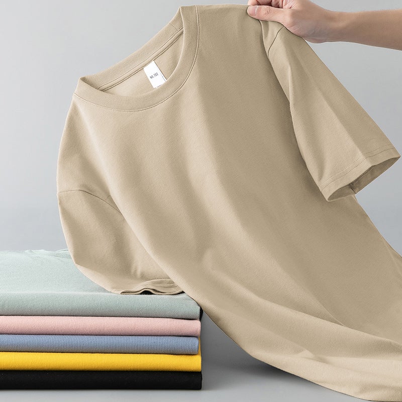 Summer Short Sleeve Casual Mens Tee Pure white 140 short sleeve - Image 2