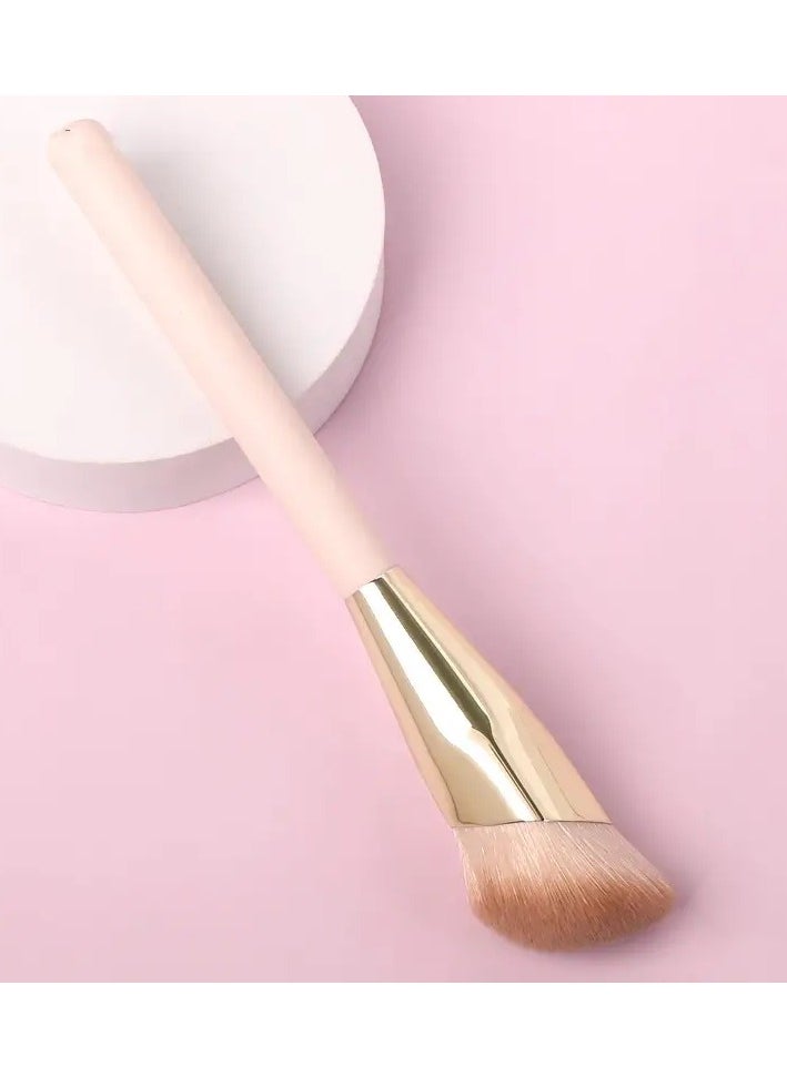 ORiTi - 2Pc  Angled Concealer Brush for Under Eye Nose Contour Bronzer Liquid Foundation Cream and Powder Perfect for Blending Buffing and Stippling Large - Image 1