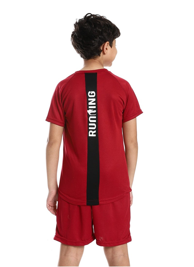 Caesar - Boys Sport T-Shirt With Short Set - Image 1