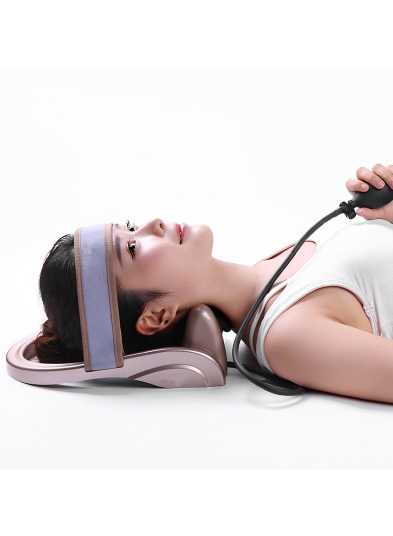 Ru syanl Cervical Traction Massager Neck Physiotherapy Device for Neck Pain Relief with Air Pressure Bag  - Image 4