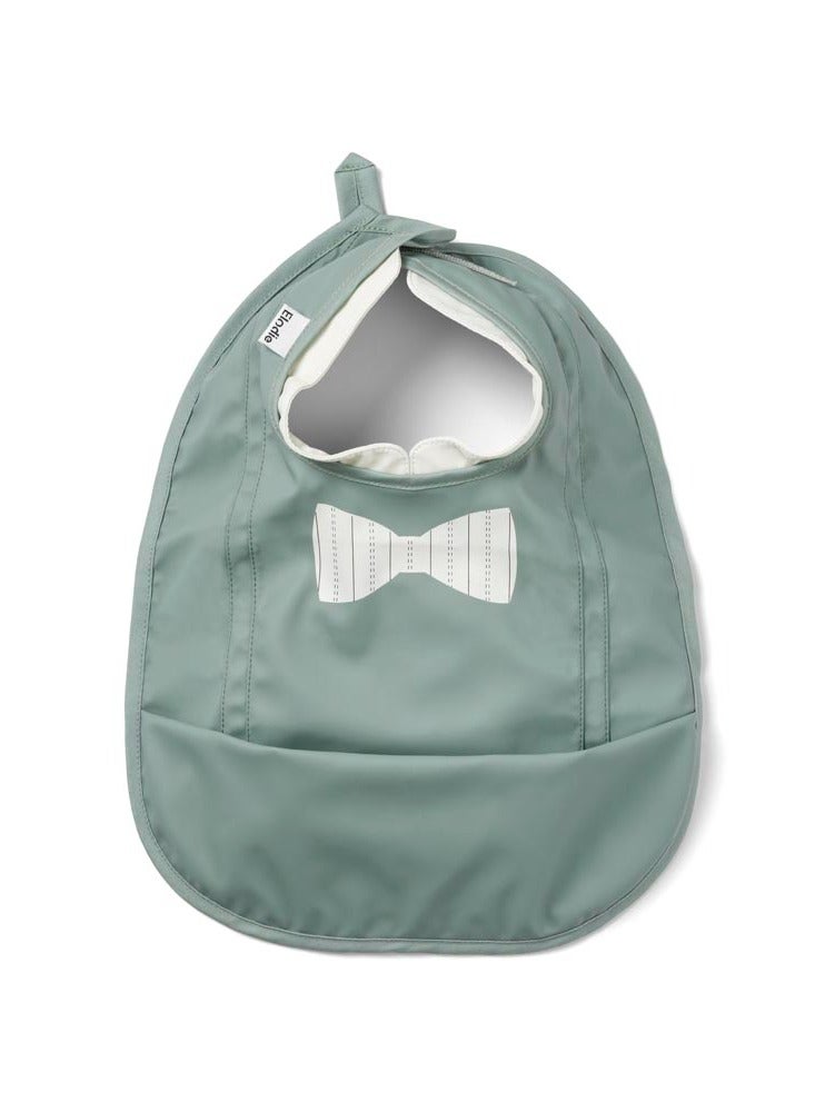 Elli Junior Elodie Details - Baby Bib - Pebble Green - Image 1