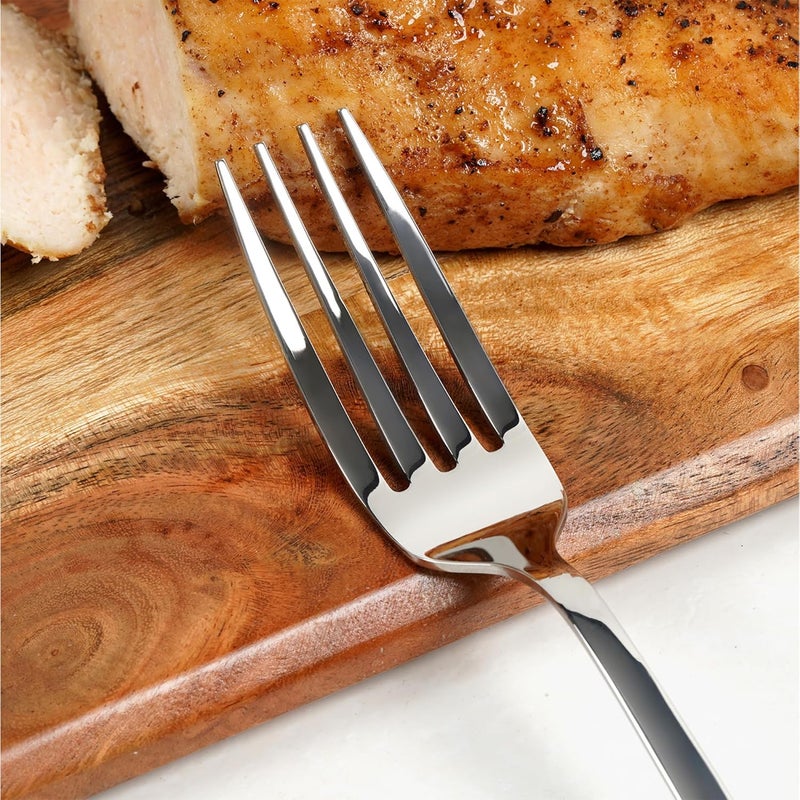 Meyer 6pcs HighGloss Stainless Steel Dinner Fork Set Durable CorrosionResistant NonToxic Heat and Stain Resistant I Length 205cm Thickness 2mm - Image 3