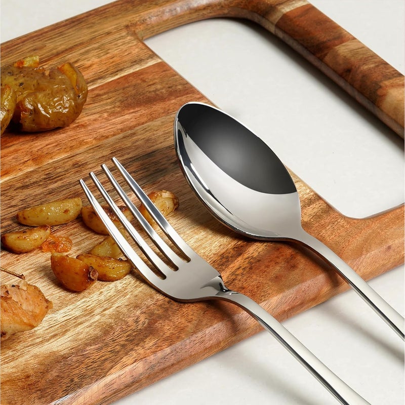 Meyer 6pcs HighGloss Stainless Steel Dinner Fork Set Durable CorrosionResistant NonToxic Heat and Stain Resistant I Length 205cm Thickness 2mm - Image 4