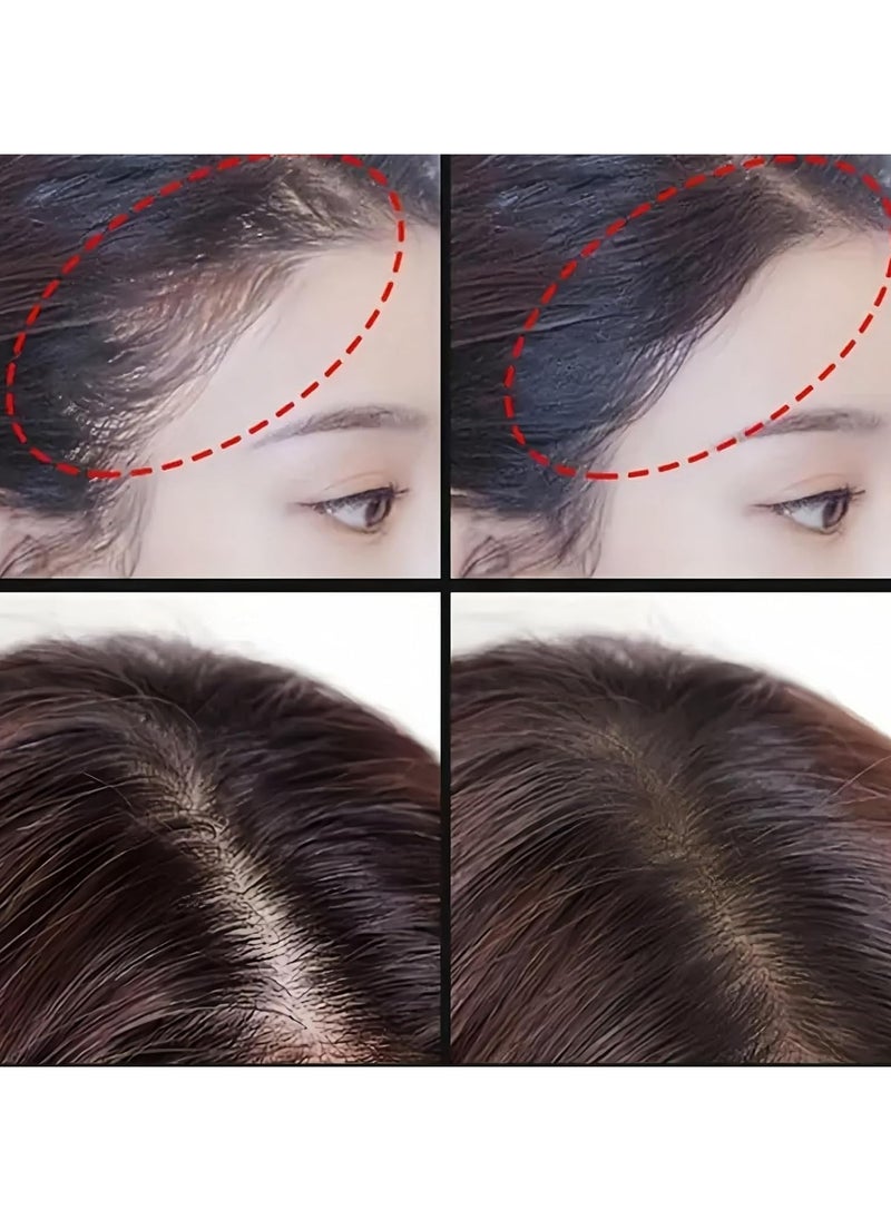 CMGTYYD Disposable Hair Dye Pen, Temporary Hair Dye Pen, Dark Brown-Colored Hair Dye Stick, Long-Lasting Fast Dyeing, Washable, High-Saturation Hair Covering, Diy Hair Style Dye Color-Filling Stick  - Image 2