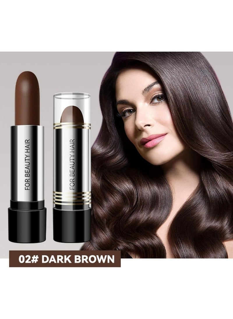 CMGTYYD Disposable Hair Dye Pen, Temporary Hair Dye Pen, Dark Brown-Colored Hair Dye Stick, Long-Lasting Fast Dyeing, Washable, High-Saturation Hair Covering, Diy Hair Style Dye Color-Filling Stick  - Image 5
