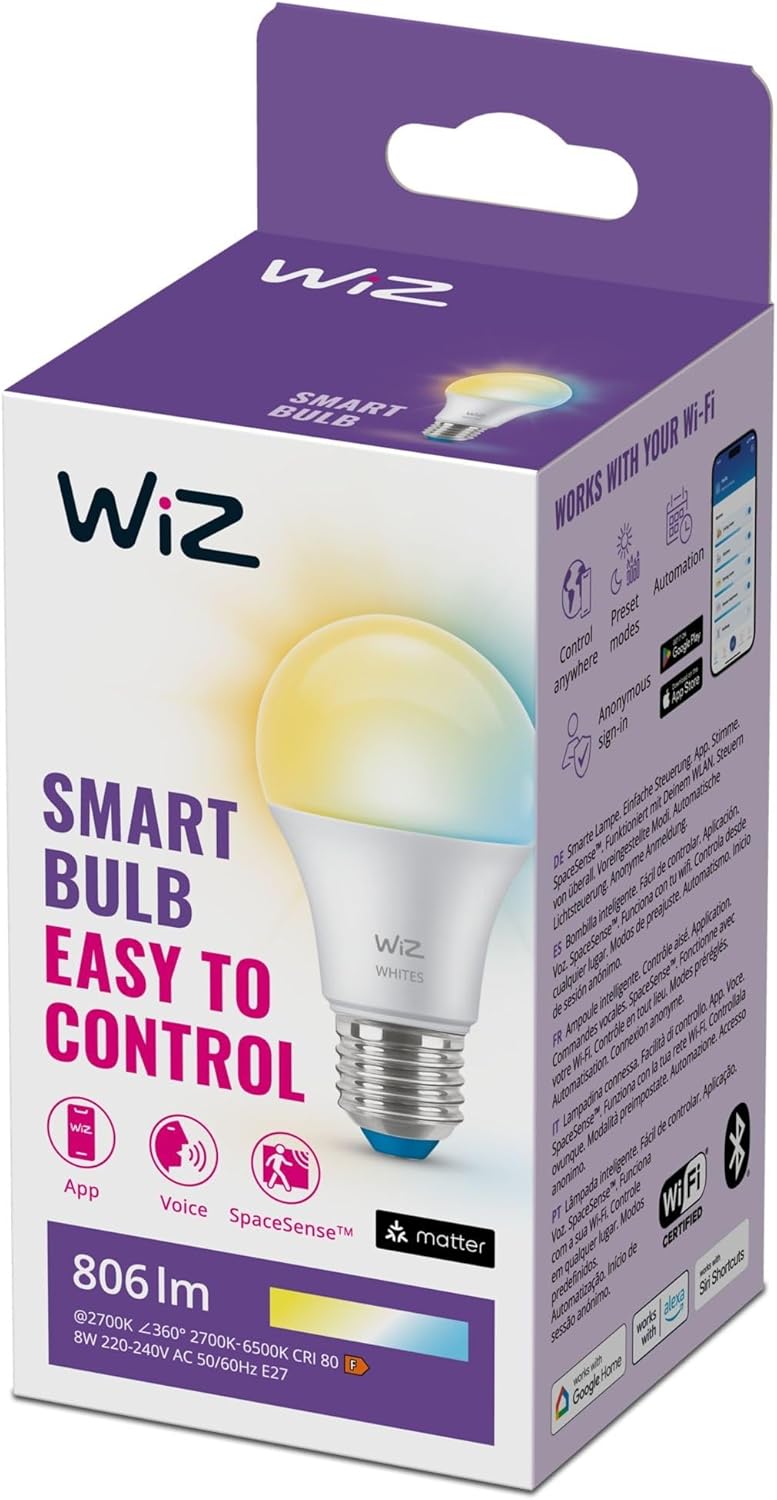 WiZ GU10 Smart LED Bulb - 60W Replacement