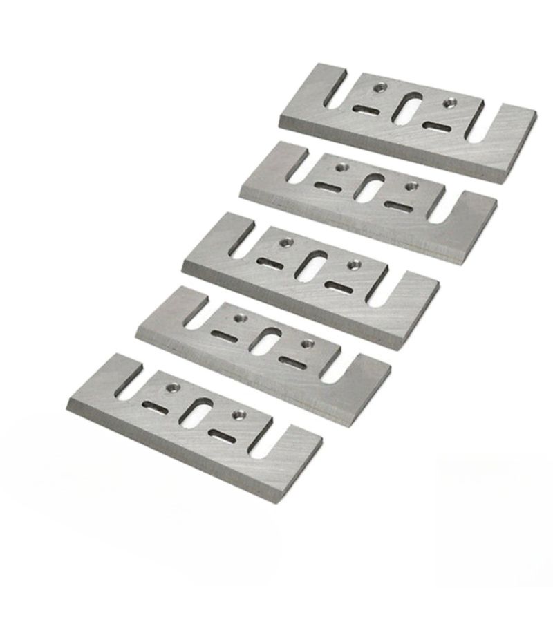 5 Pcs Electric Planer Replacement Blades For Woodworking Tool Parts Sturdy Durable - Image 1