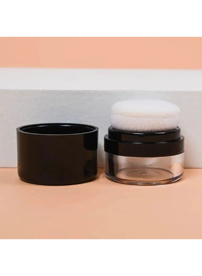 Portable Mushroom Shaped Makeup Powder Puff Container With Mirror 1pc 0 35oz Travel Friendly - Image 5