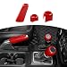 JOSHELA for Jeep JL Gear Shift Knob Handbrake Cover Trim for Jeep Wrangler JL JLU 2018 up for Gladiator JT 2020 up Red Interior Accessories 3pcs - Image 2