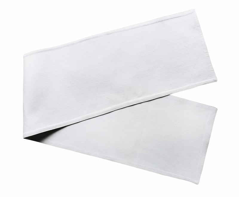 AIRWILL Cotton Plain White Designed Solid Pattern Table Runner Length 152cm (White, Pack of 1) - Image 3