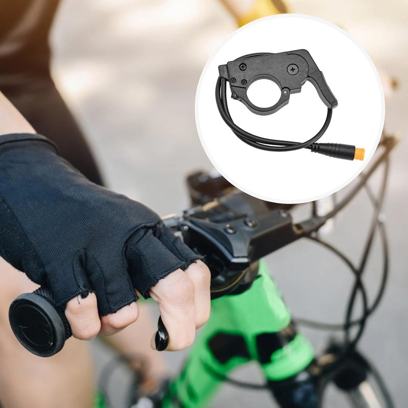 yeeplant Abs Thumb Throttle for Electric Bikes, Water-Resistant Connector, Simple Installation, Compatible with Both Handlebars, Great for E-Bikes, Road Bikes - 2.3 X 1.6 X 13 in - Image 2