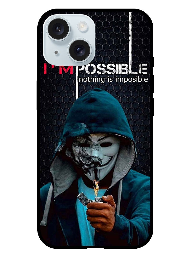 Theodor Protective Case Anti Scratch Shock Proof Bumper Cover For iPhone 15 Nothing Is Impossible - Image 1