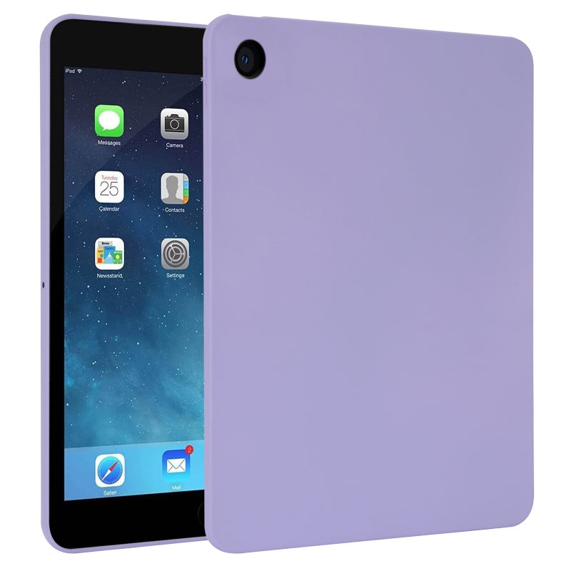 For Ipad Mini 5 / 4 / 3 / 2 Oil Spray Skin-Friendly Tpu Tablet Case(Purple) - Image 1