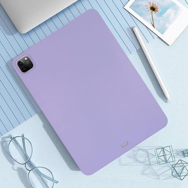 For Ipad Mini 5 / 4 / 3 / 2 Oil Spray Skin-Friendly Tpu Tablet Case(Purple) - Image 2