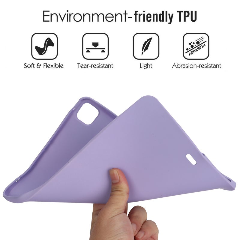 For Ipad Mini 5 / 4 / 3 / 2 Oil Spray Skin-Friendly Tpu Tablet Case(Purple) - Image 4