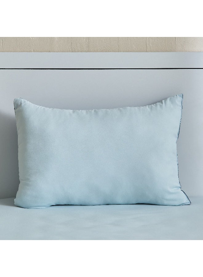 Home Box Microfibre Filled Pillow - Blue - 40x60 cm - Image 3