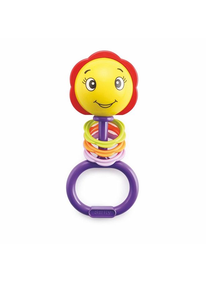 Beebaby Noggin Stick Rattle For Newborn. Colourful Musical Toys For Infant Babies. Bpa Free ; Non Toxic. 0 To 6 Months. (Violet) - Image 1