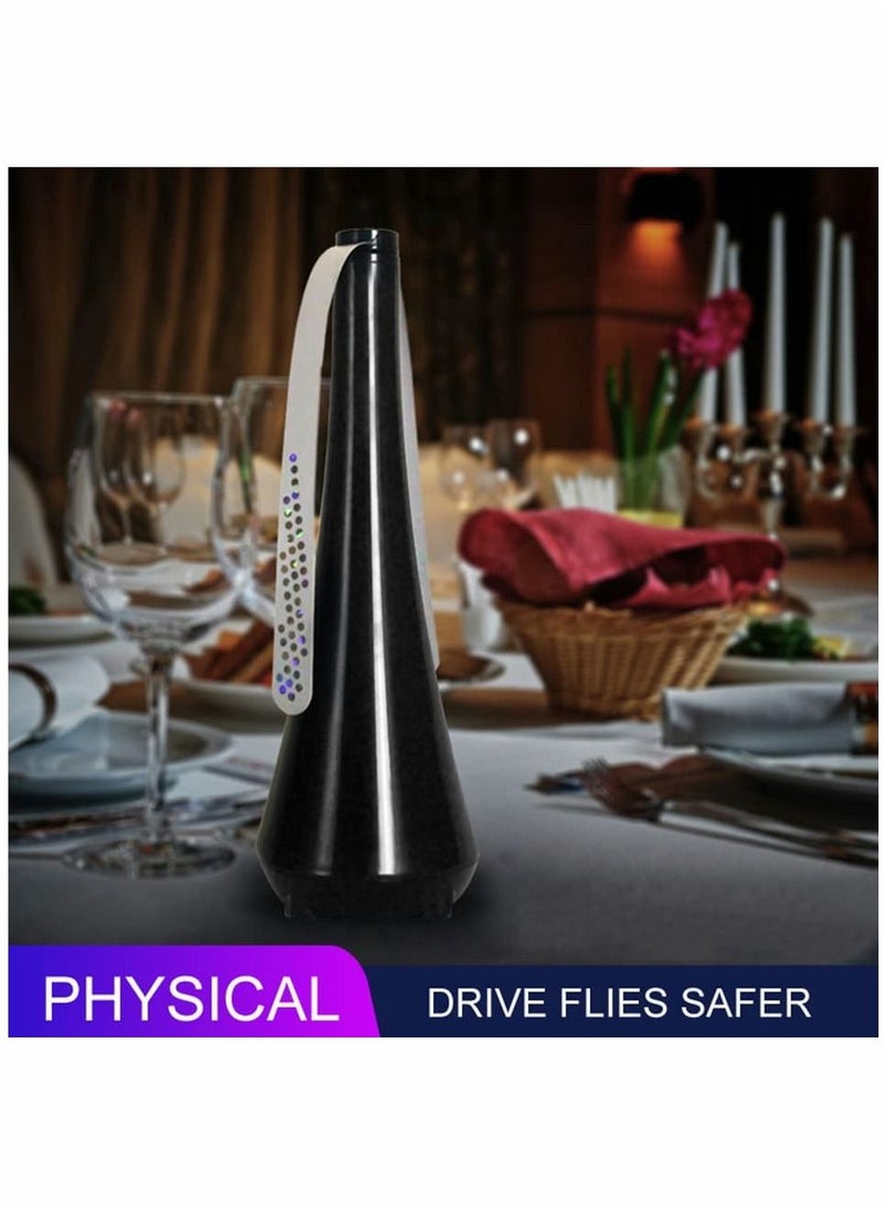 SYOSI Repellent Fan, Fly Repellent Fan, for Flies Insects, Food Protector Electric Fan, Portable Fly Trap, Lightweight Soft Touch Blades, for Keep Flies Bug away from Food  - Image 4