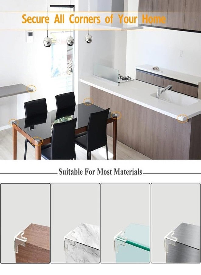 Mamadev®:- Transparent Baby Safety Corner Protectors Soft Silicone Edge Guards for Sharp Table Corners, Beds & Furniture(Pack of 8) - Image 5
