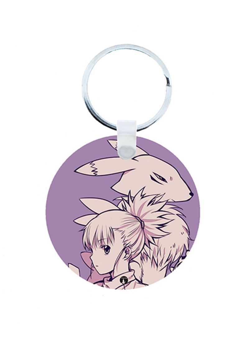 RKN Digimon Anime Wooden Keychain