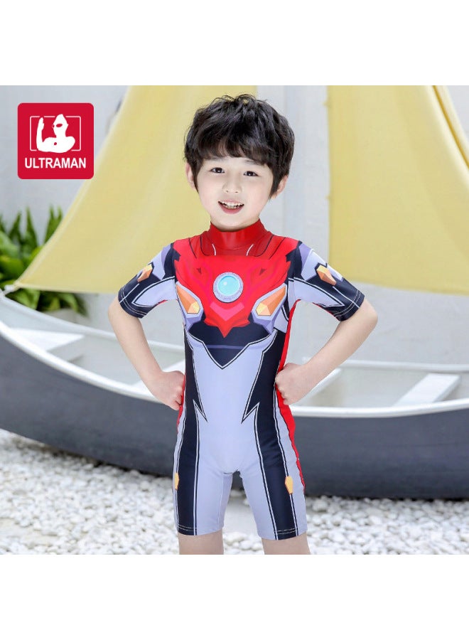 Generic Summer 2022 ULTRAMAN ULTRAMAN Quick-drying Swimwear For Children And Older Children And Boys-Color:Rosso Altman- - Image 1