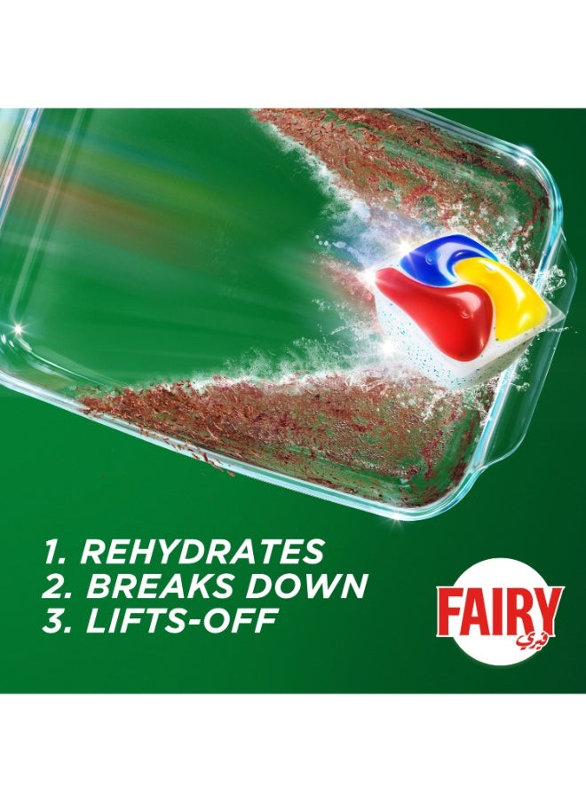 Fairy Platinum Plus Lemon Dishwasher Capsules - 50 Tabs  - Image 4