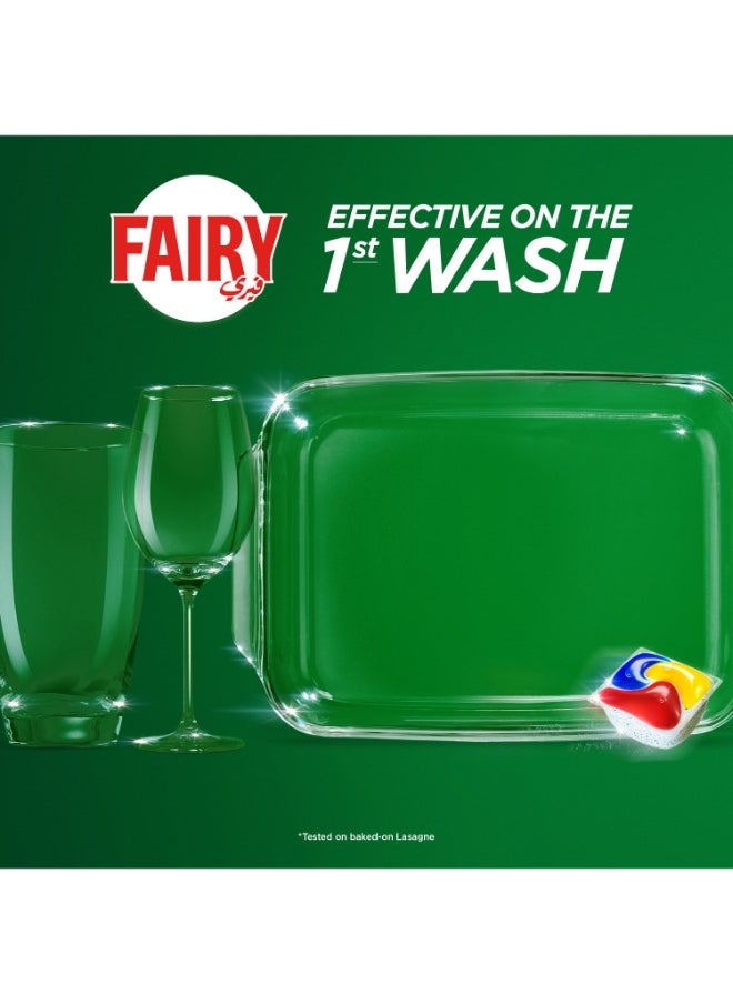 Fairy Platinum Plus Lemon Dishwasher Capsules - 50 Tabs  - Image 5