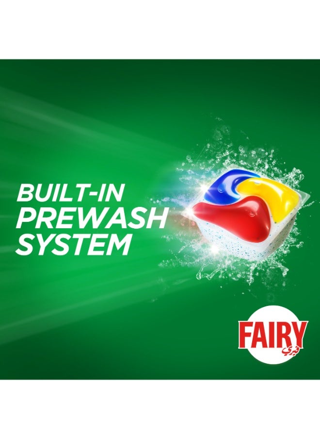 Fairy Platinum Plus Lemon Dishwasher Capsules - 50 Tabs  - Image 3