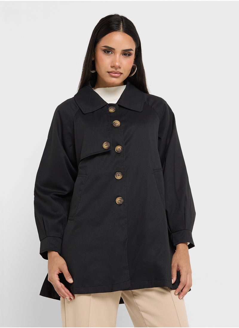 ELLA Light Weight Over Coat  - Image 1