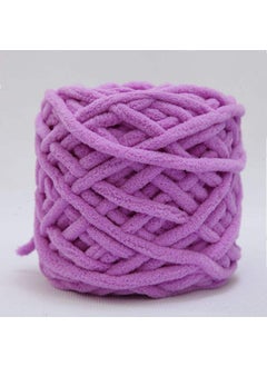 Ice Cream Striped Soft Thick Yarn Handmade Diy Knitted Scarf Yarn Ball Crochet Hook Slipper Self-knitted Ball 13 Light Purple