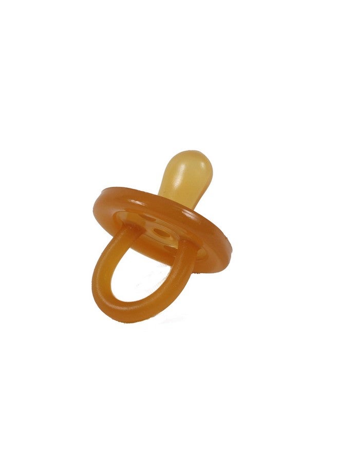Sweetie Rubber Pacifier Natural Rubber Natural Rubber Pacifier With Symmetrical Nipple 2 Count (1218 Month/Large) - Image 4