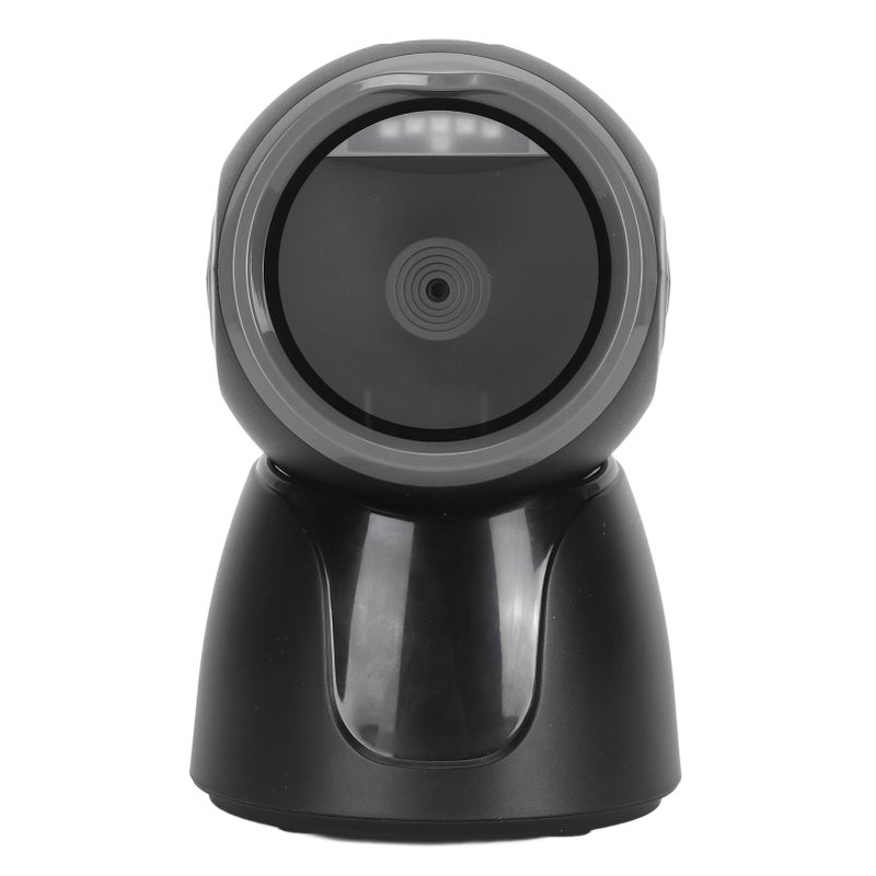 1D 2D QR Desktop Barcode Scanner Wireless Bluetooth 2.4G Wired USB Omnidirectional Handfree Automatic USB Barcode Reader Scanner - Image 2