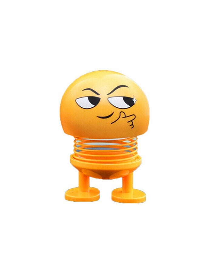 MUNTAQI Smiley Dolls Cute Cartoon Funny Emoji Car Ornaments - Image 1