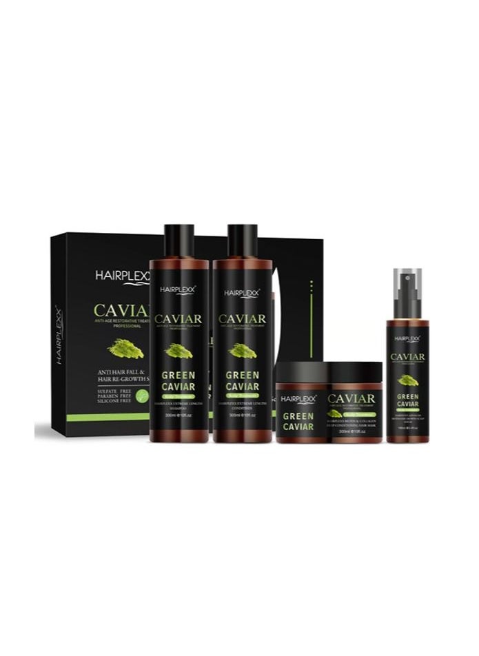 Hairplexx - CAVIAR ANTI-HAIR FALL SET 4 in 1 - Image 1