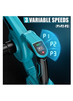 PROTON Cordless Leaf Blower, 3 Speed Mode Handheld Electric Leaf Blowers 2-in-1 Lightweight Mini Cordless Leaf Vacuum with Brushless Motor (Battery included)  - Image 4